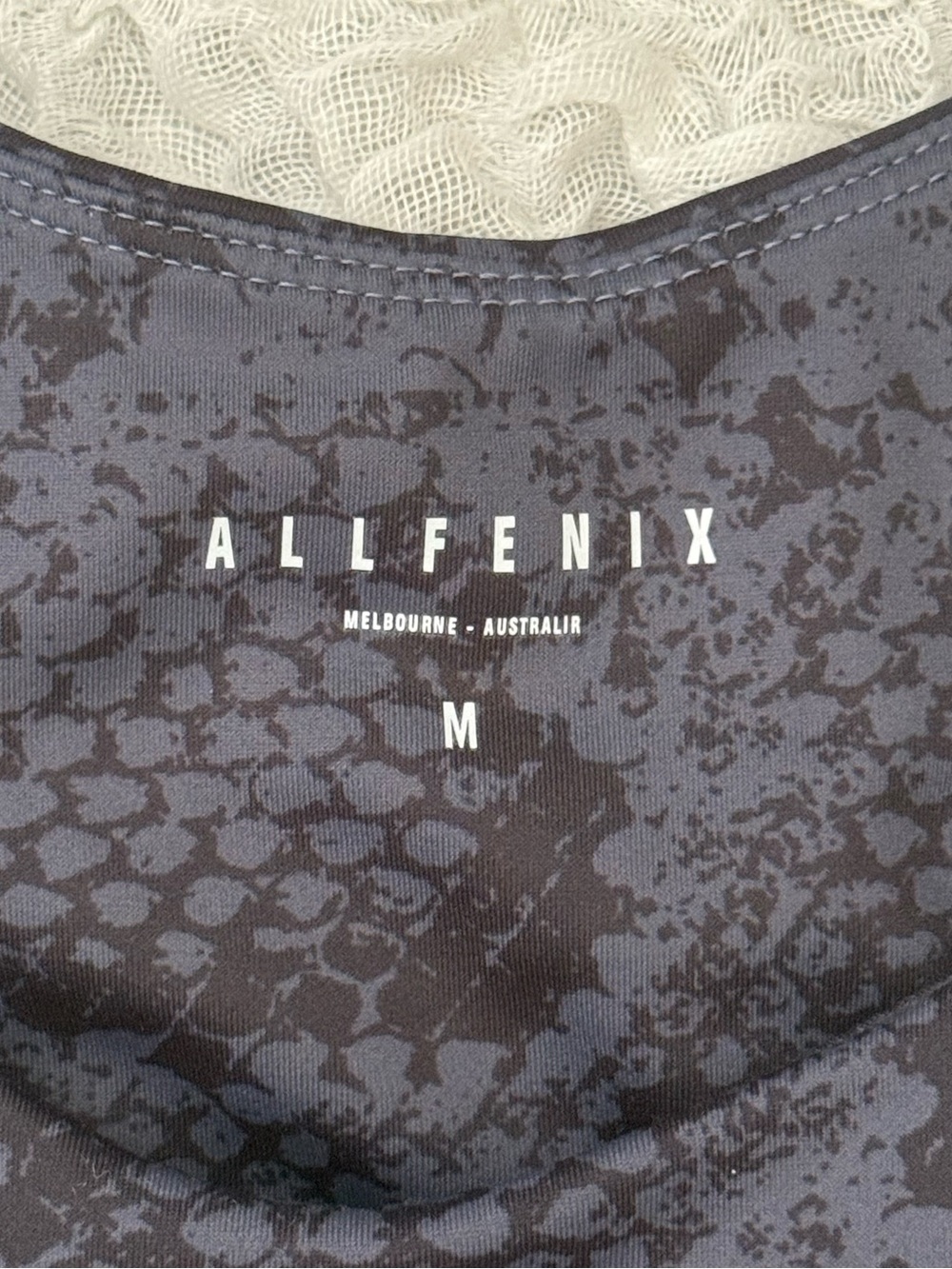 Black Snake-Print Racerback Cropped Tank - Picture 5 of 8